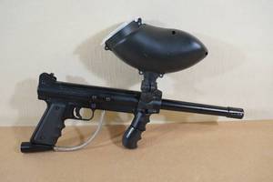 lot 53 image: Tippmann 98 Custom Paintball Marker with Hopper