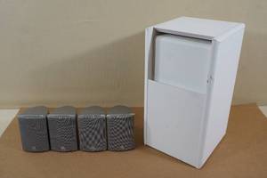 lot 78 image: Bose Passive Subwoofer and JBL Satellite Speakers
