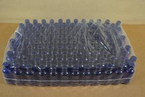 lot 100 image: 120 Cobalt Blue 30ml1 Oz Glass Bottles