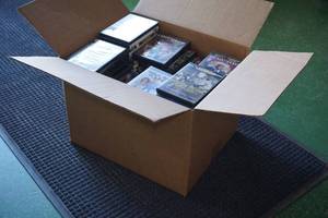 lot 127 image: Box of DVD Movies - About 150