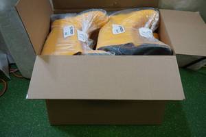 lot 147 image: Treds Steel Toe Polyeurethane Work Boots - 9 Pairs - Yellow