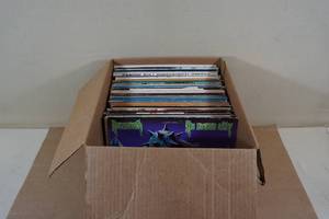 lot 157 image: Box of Record Albums - Nazareth, Monkees, Steely Dan, Devo