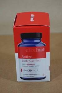 lot 170 image: Elixinol Active Body Comfort CBD  Boswellia Dietary Supplement - 60 Capsules