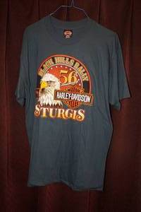lot 205 image: Sturgis 56th Anniversary Harley Davidson T-Shirt - Mens XL