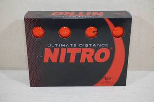 lot 212 image: 12 Ultimate Distance Nitro Golf Balls