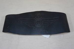 lot 224 image: Vintage Black Leather Riding Kidney Belt