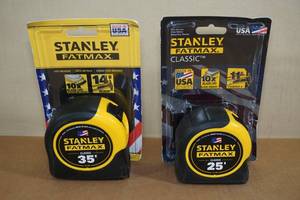 lot 271 image: STANLEY Fatmax Tape Measures - 25, 35