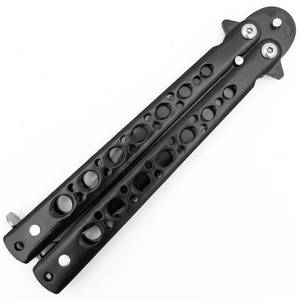 Black Balisong Butterfly Knife Flipper