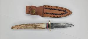 8 DAMASCUS STAG TIP BOOT