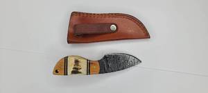 5 DAMASCUS WILD STAG KNIFE