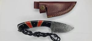 7.25 DAMASCUS REDBLACK SKINNER