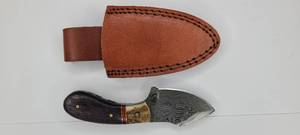 6 DAMASCUS STAG BOLSTER SKINNER
