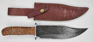 13 DAMASCUS CELTIC KNOT BOWIE