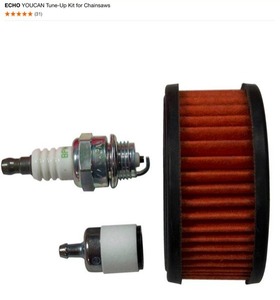 ECHO YOUCAN Tune-Up Kit for Chainsaws, 16 in. Chainsaw Chain & Universal ECHO Trimmer Head. See Pictures