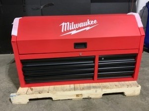 Milwaukee 46 in. 8-Drawer Steel Storage Top Chest in Red and Black. See Pictures