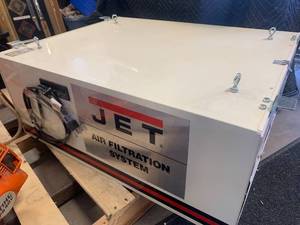 lot 27 image: Jet AFS-100B Air Filtration System Like New 12X24X30