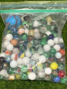lot 45 image: Vintage Bag of Marbles