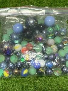 lot 50 image: Vintage Bag of Marbles