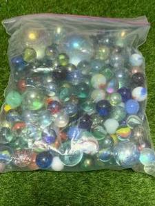 lot 51 image: Vintage Bag of Marbles