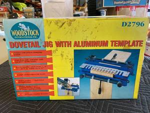 lot 61 image: Woodstock Dovetail Jig with Template Brand New