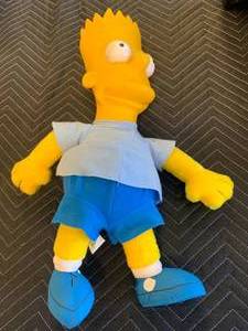 lot 85 image: Bart Simpson, 21 Inch Acme Plush, 1990