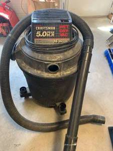 lot 88 image: 16 Gallon Sears Craftsman Wet Dry Vac