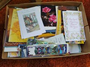 lot 70 image: Collection of Greeting Cards & Bookmarks