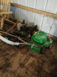 lot 312 image: Two Lawnmowers for Parts