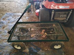lot 332 image: Metal Garden Cart