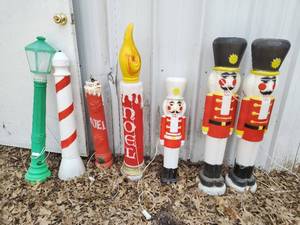 lot 353 image: Collection of Vintage Blow Glow Molds