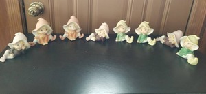 lot 173 image: Collection of Unglazed Ceramic Pixies