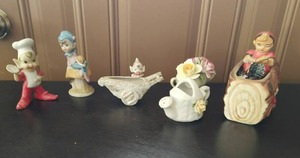 lot 180 image: Collection of Figurines including Four Pixies