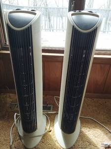 lot 198 image: Two Ionic Breezes Air Purifiers