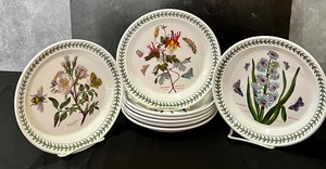lot 69 image: (8) Portmeirion Botanic Garden Salad Plates