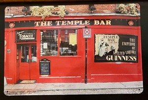 lot 252 image: 2 Tin Guinness Signs from Ireland