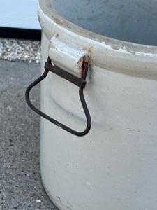 lot 116 image: Four Gallon Red Wing with Metal Handles