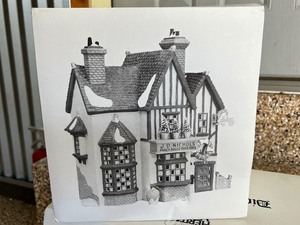 lot 117 image: Department 56 Houses J.D. Nicholas Toy Shop, Victoria Station, Doctor Watts Surgery