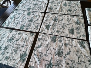 lot 152 image: Decorative Herb Themed Table Linens