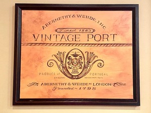 lot 163 image: Two Wine Themed Framed Decorative Pieces