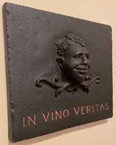 lot 254 image: Cast Iron Wine Decor