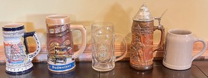 lot 263 image: 5 Fine Steins
