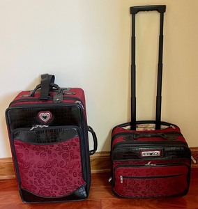 lot 402 image: Brighton Roller Bag and Matching Small Carry On