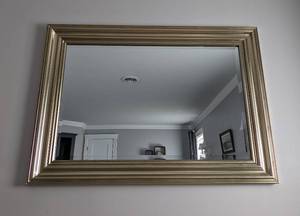 lot 306 image: Large Gold Wall Mirror