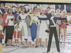 lot 310 image: Framed Copenhagen Poster