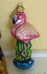 lot 356 image: Old World Christmas Beach Themed Ornaments