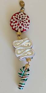lot 367 image: Three Christopher Radko Candy Themed Ornaments