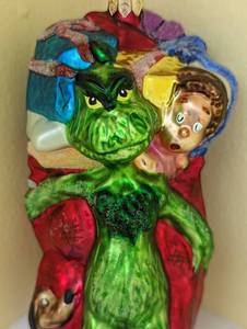lot 374 image: Christopher Radko The Grinch Ornament