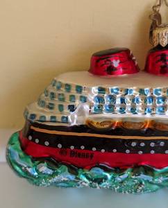 lot 375 image: Christopher Radko Disney Cruise Ship Ornament