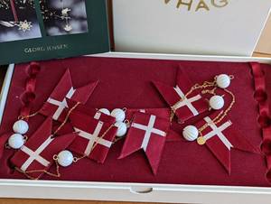 lot 376 image: Scandinavian Christmas Ornaments including Georg Jensen Ornaments