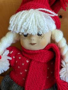 lot 381 image: Pair of Roskilde Nisse of Denmark Handmade Dolls